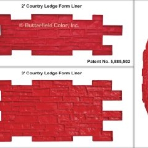 Country Ledge Form Liner 2'